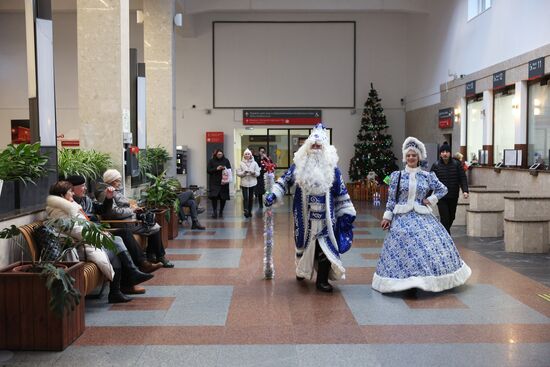 Запуск "Новогоднего экспресса" из Калининграда 