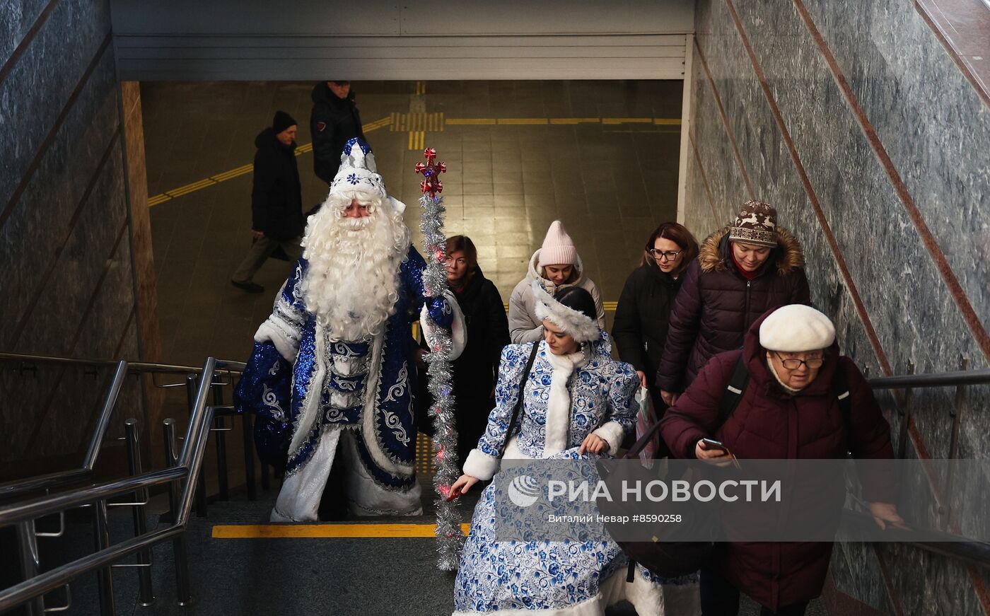 Запуск "Новогоднего экспресса" из Калининграда 