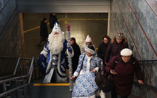 Запуск "Новогоднего экспресса" из Калининграда 