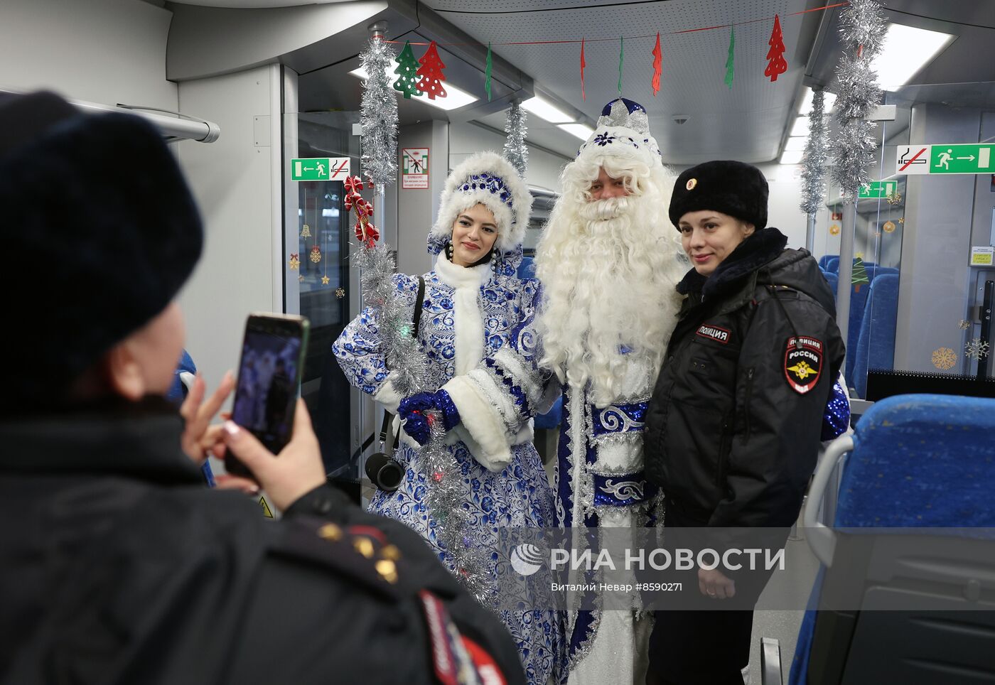 Запуск "Новогоднего экспресса" из Калининграда 