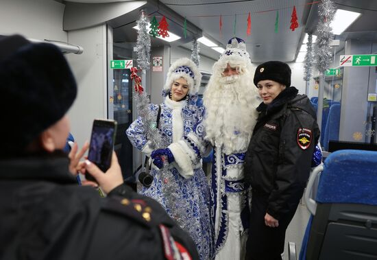 Запуск "Новогоднего экспресса" из Калининграда 