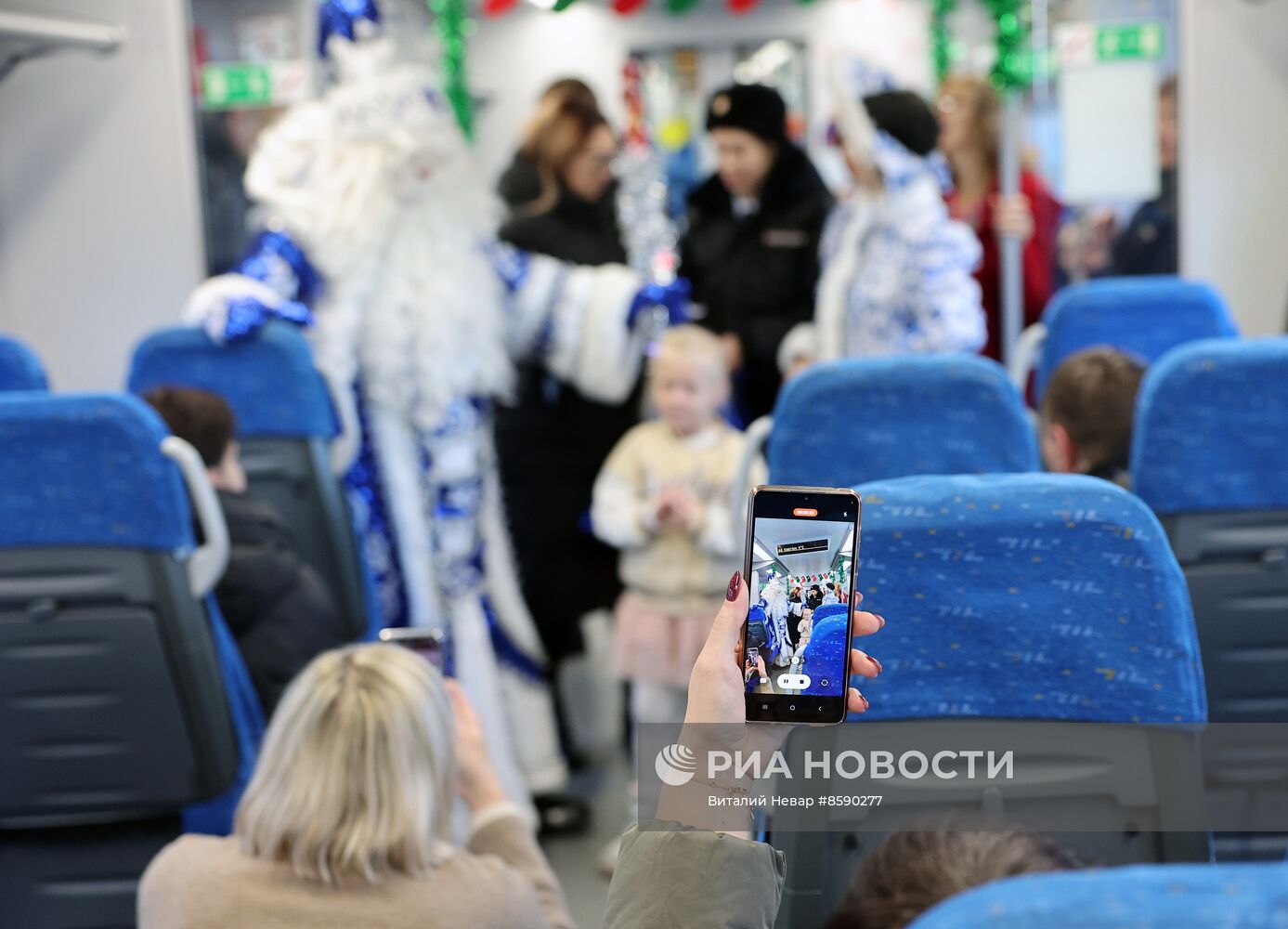 Запуск "Новогоднего экспресса" из Калининграда 