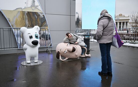 Международная выставка-форум "Россия"
Место: Россия, Москва. Автор: Григорий Сысоев/РИА Новости. Работа выставки "Россия"