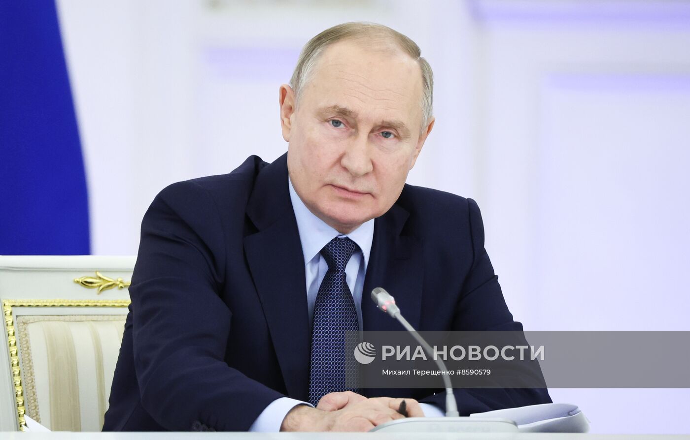 Президент РФ В. Путин провел заседание Госсовета