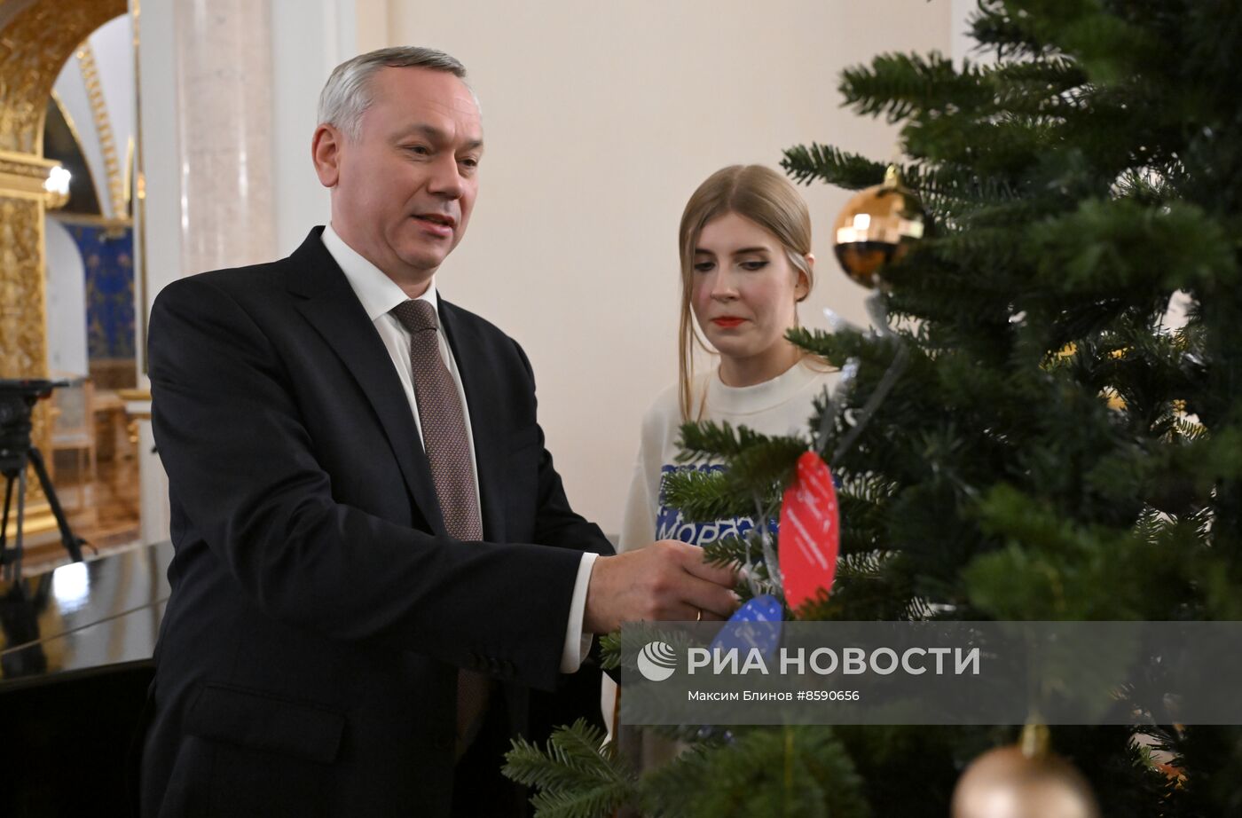 Акция "Елка желаний" в Кремле