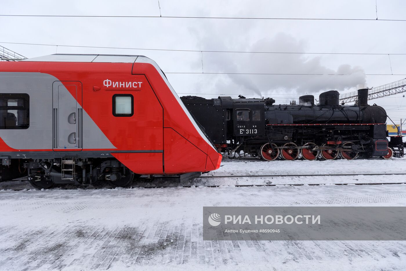 Запуск поезда "Финист" - первого полностью импортозамещенного аналога "Ласточки"
