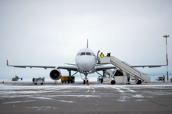 Приемка самолета Ту-214 авиакомпанией Red Wings в Казани