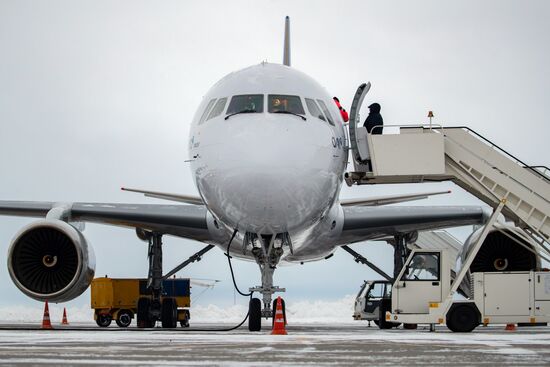 Приемка самолета Ту-214 авиакомпанией Red Wings в Казани