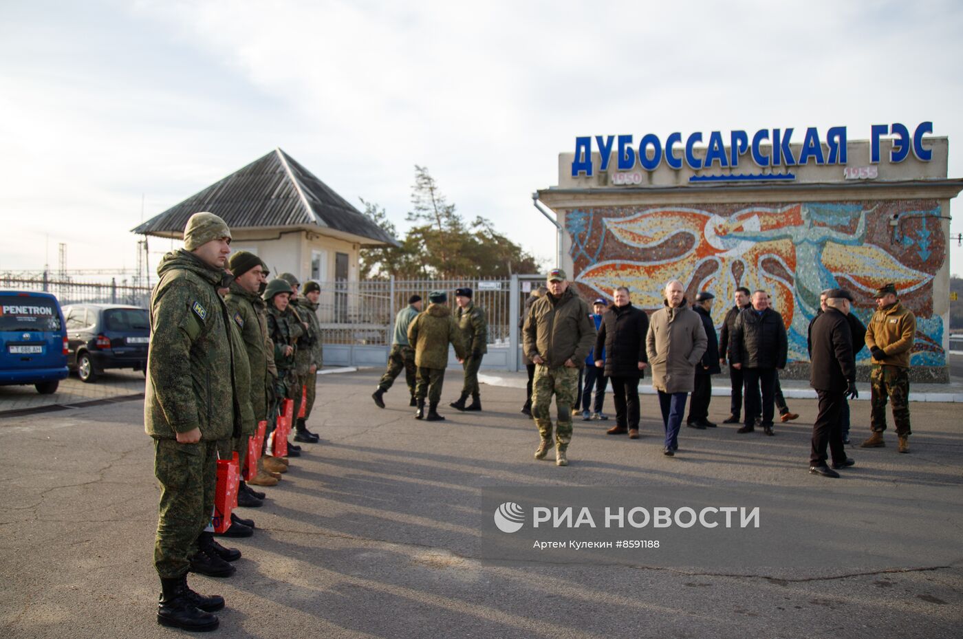 В Приднестровье миротворцев на постах поздравили с Новым годом