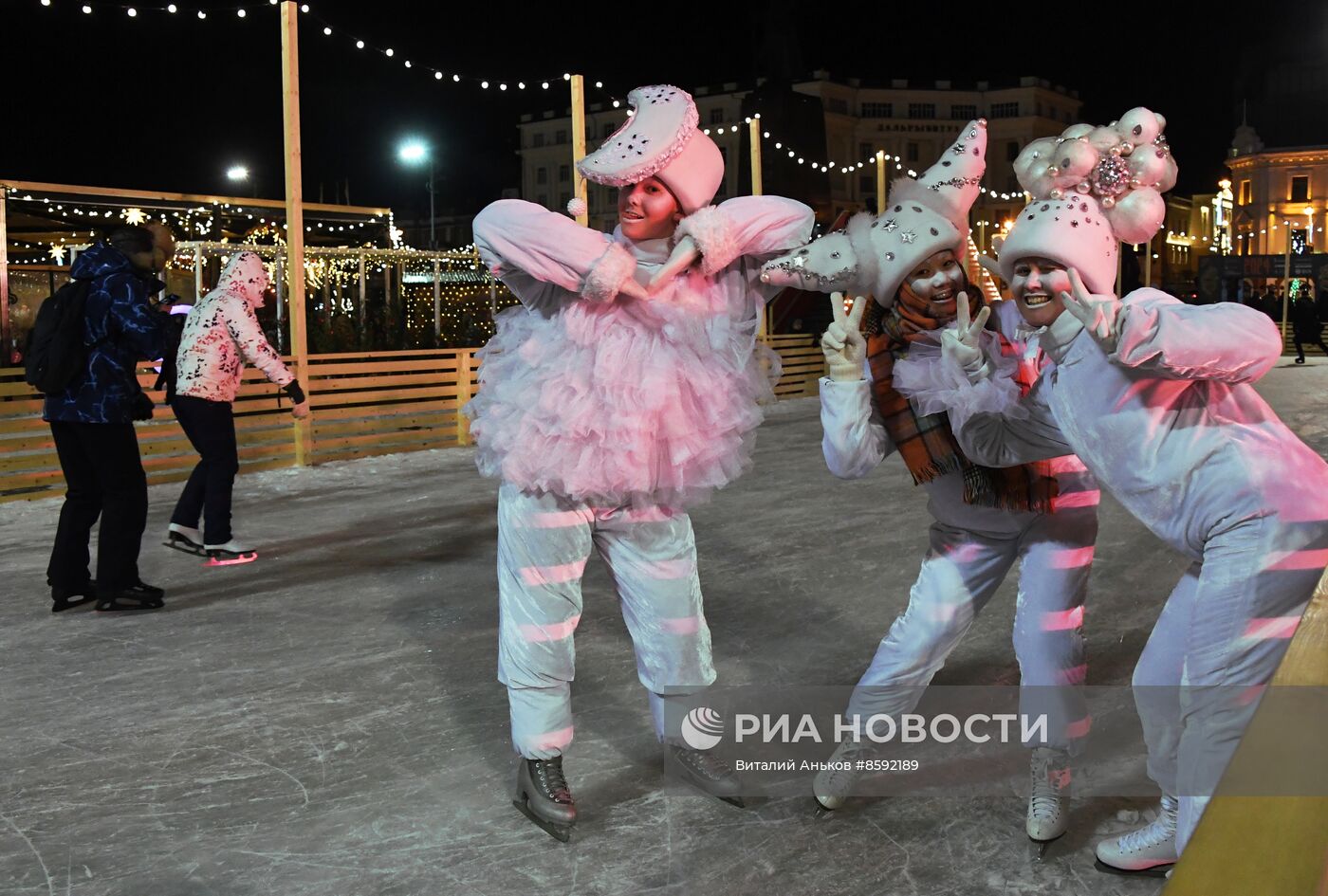 Празднование Нового года в регионах России