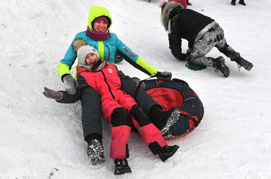 Отдых жителей Красноярского края в новогодние каникулы