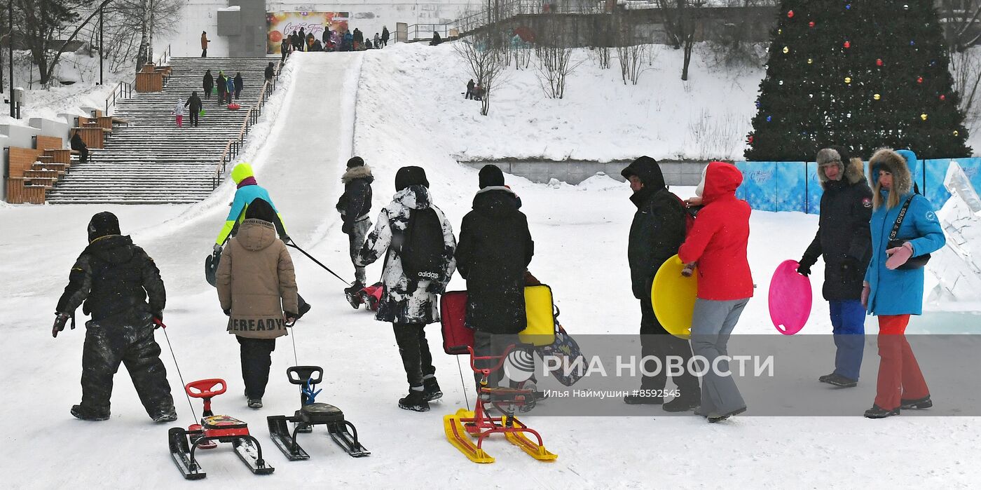 Отдых жителей Красноярского края в новогодние каникулы