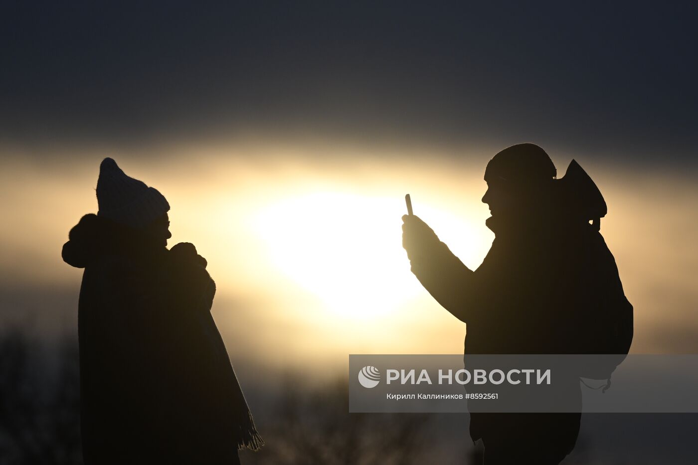 Холодная погода в Москве