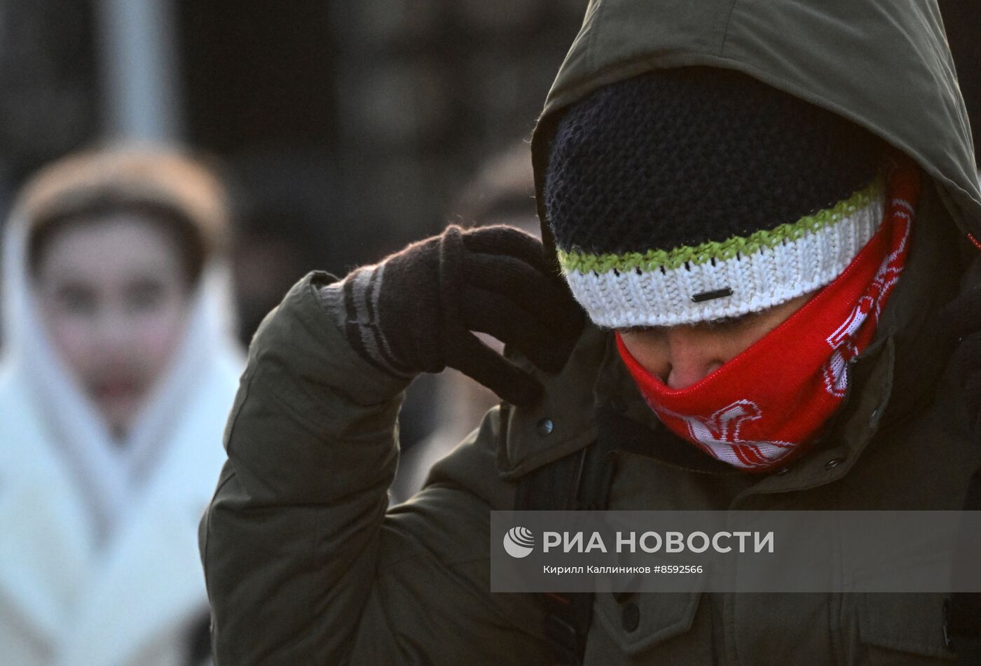 Холодная погода в Москве