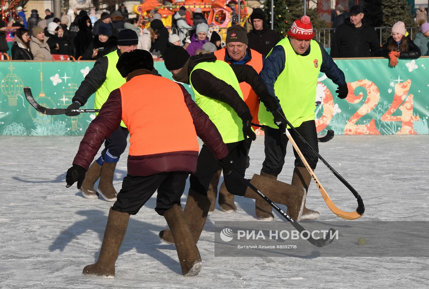 Новогодние гуляния в Уссурийске