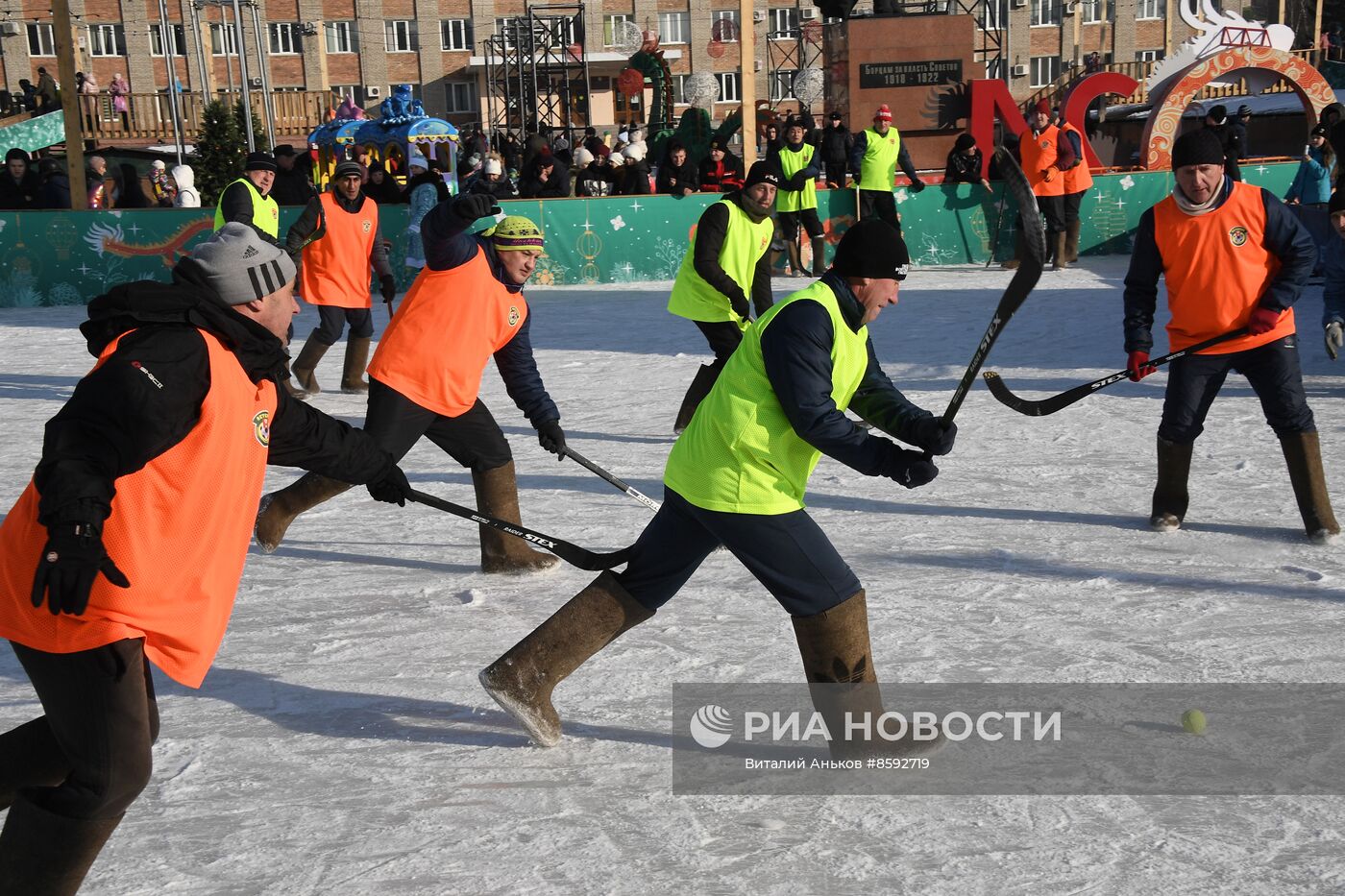 Новогодние гуляния в Уссурийске