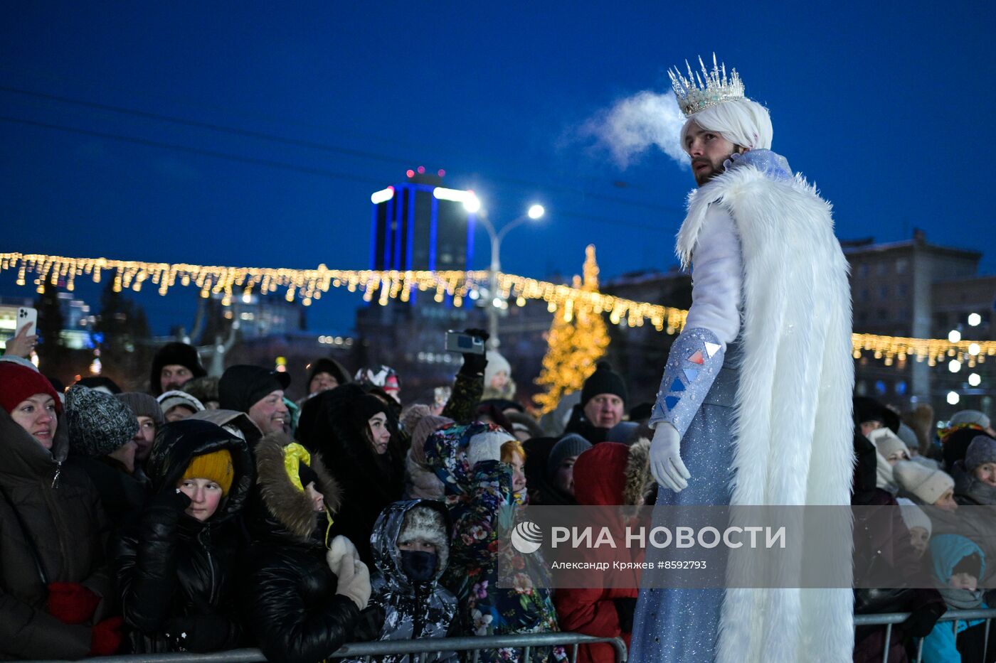 Шествие новогодних игрушек в Новосибирске