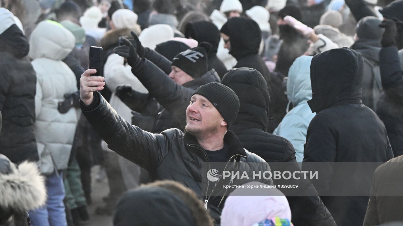 Выставка "Россия". Концерт VK