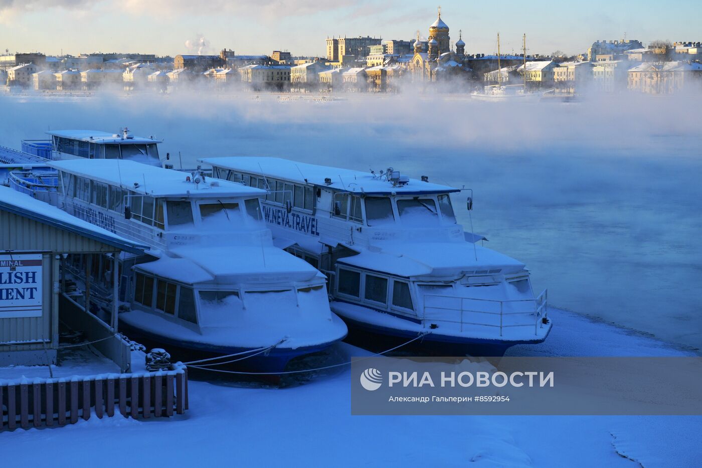 Сильный мороз в Санкт-Петербурге | РИА Новости Медиабанк