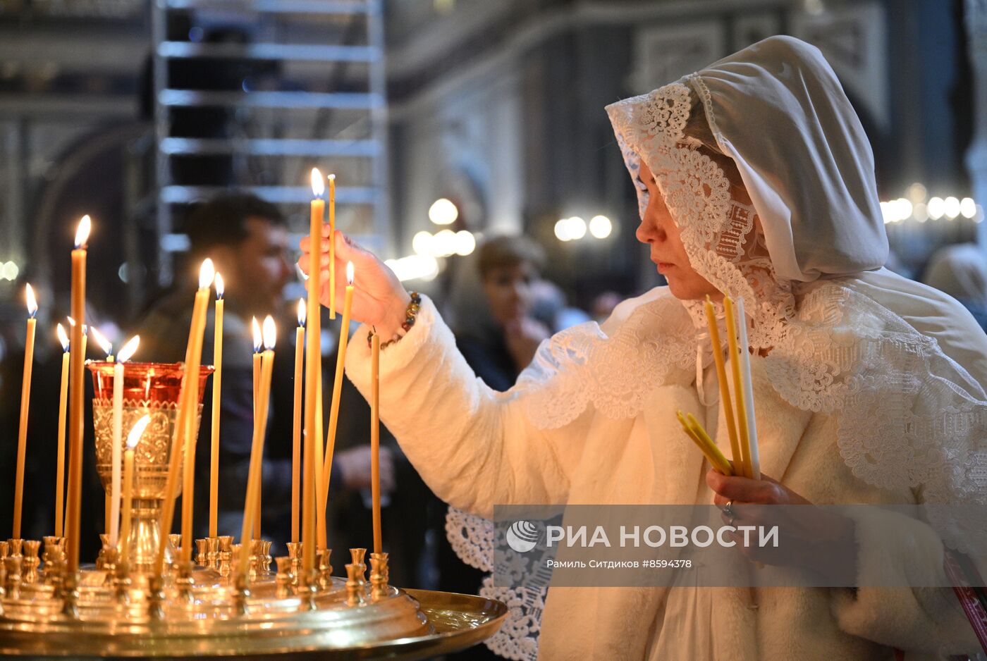 Рождество Христово. Патриаршая Литургия в Храме Христа Спасителя