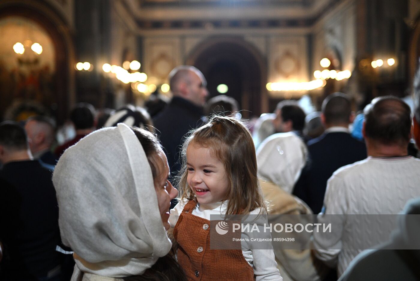 Рождество Христово. Патриаршая Литургия в Храме Христа Спасителя