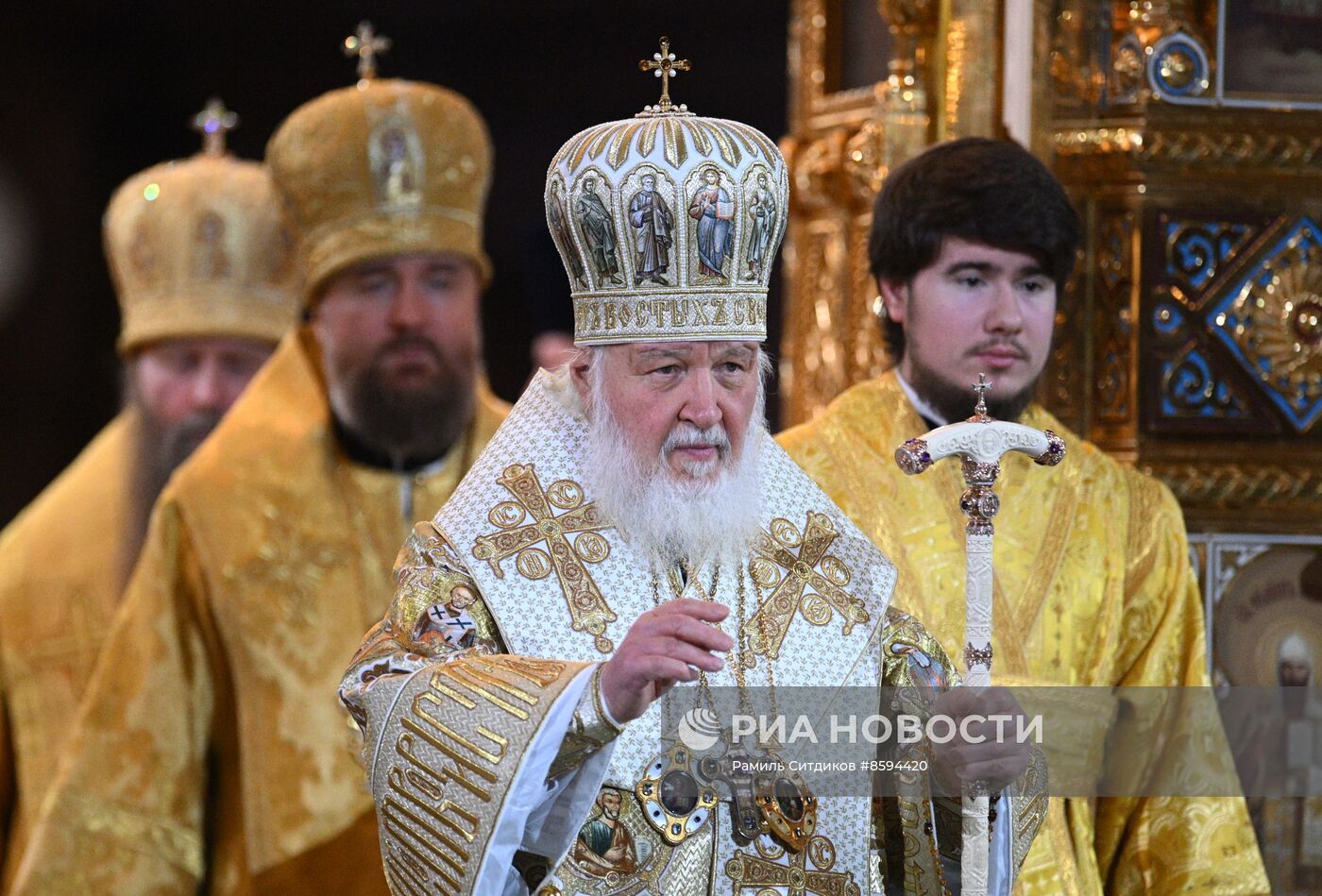 Рождество Христово. Патриаршая Литургия в Храме Христа Спасителя