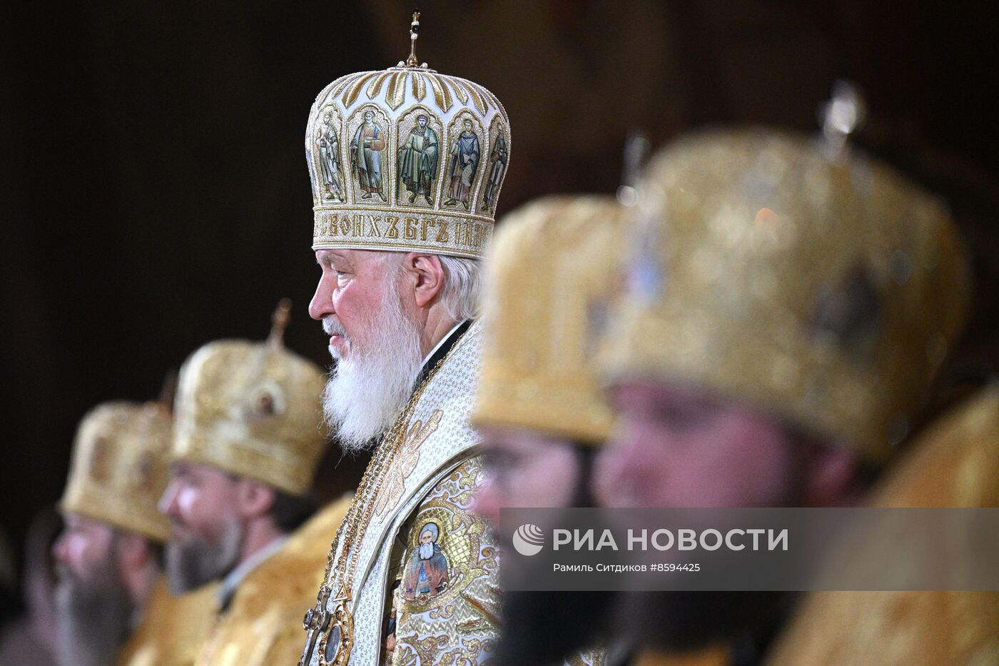 Рождество Христово. Патриаршая Литургия в Храме Христа Спасителя