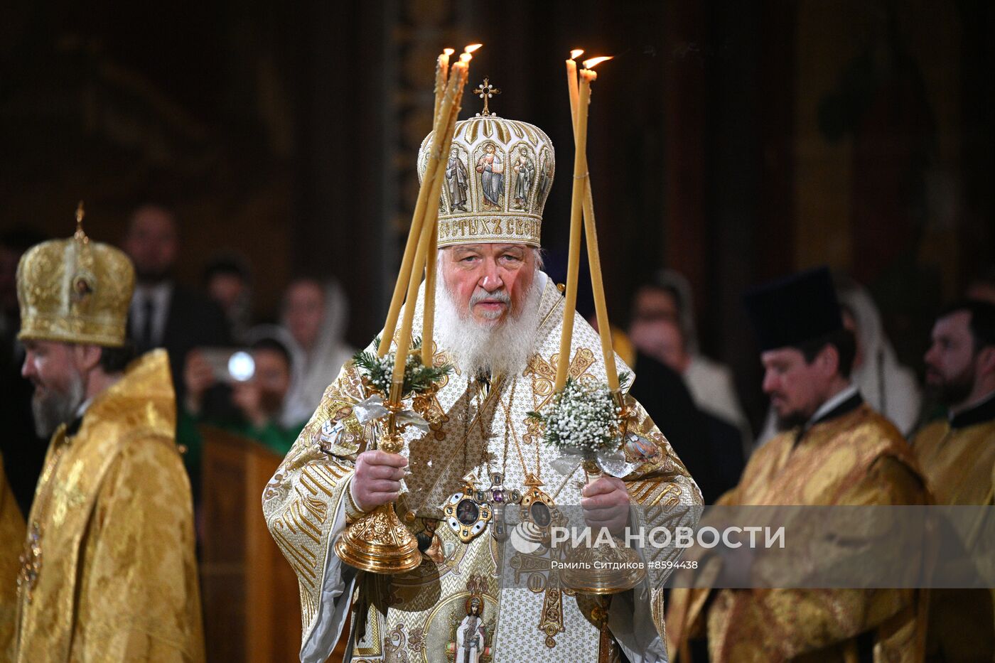 Рождество Христово. Патриаршая Литургия в Храме Христа Спасителя