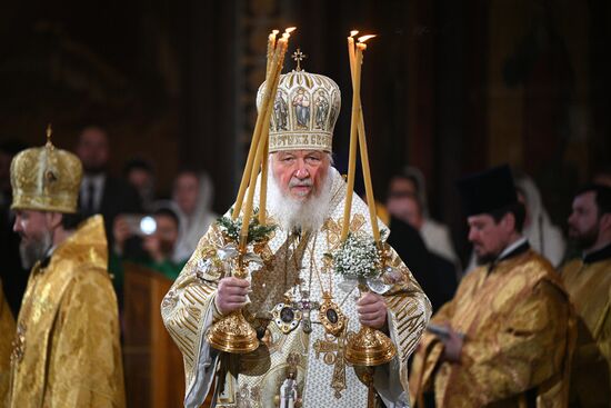 Рождество Христово. Патриаршая Литургия в Храме Христа Спасителя