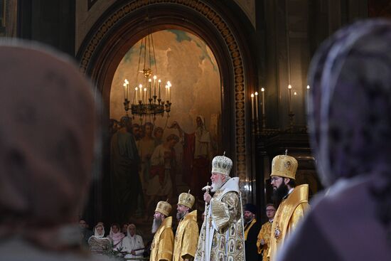 Рождество Христово. Патриаршая Литургия в Храме Христа Спасителя