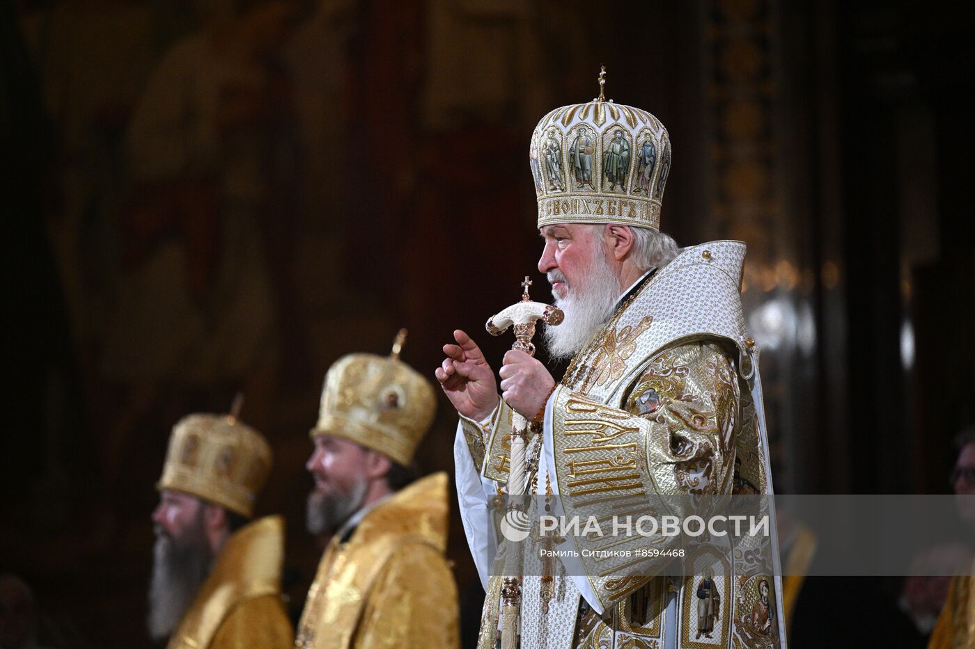 Рождество Христово. Патриаршая Литургия в Храме Христа Спасителя