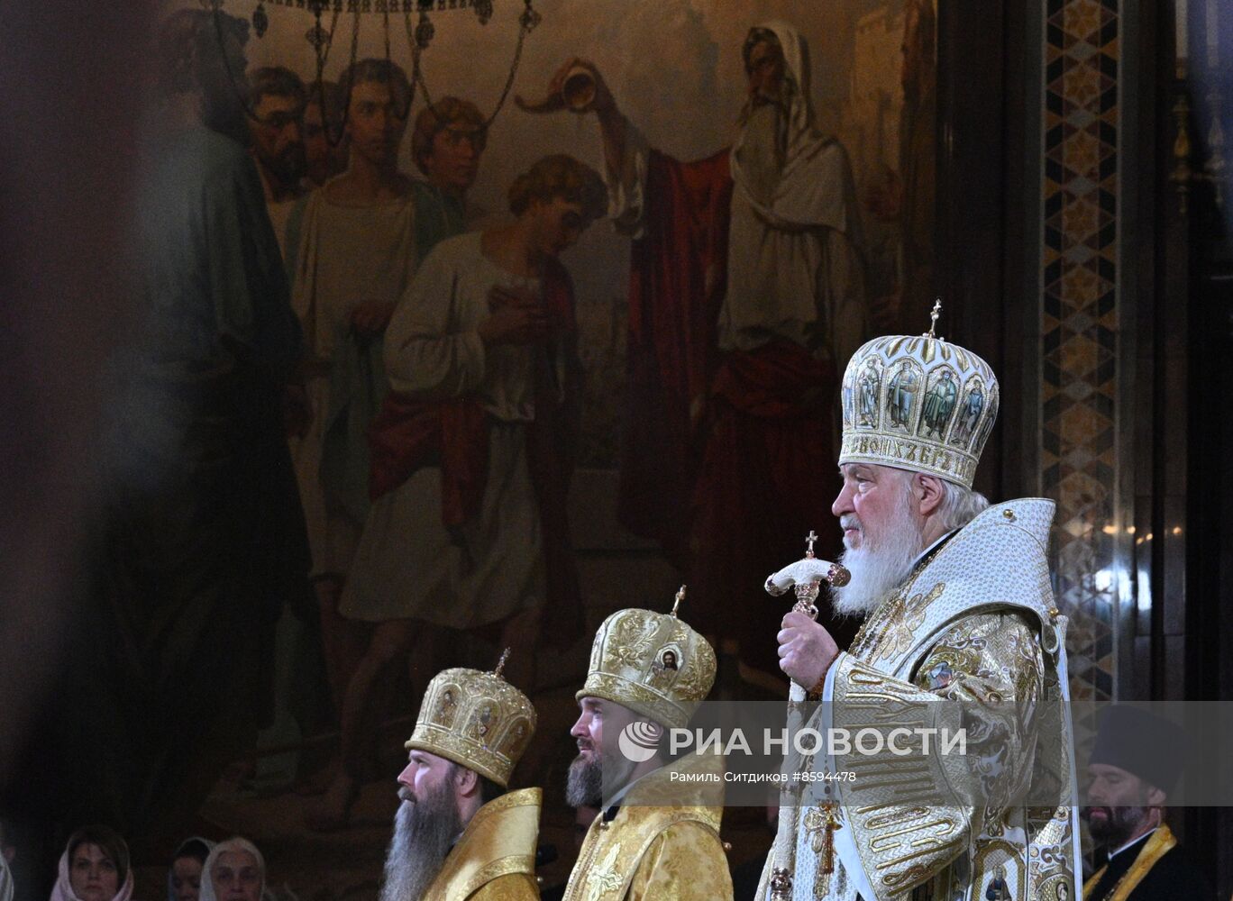 Рождество Христово. Патриаршая Литургия в Храме Христа Спасителя