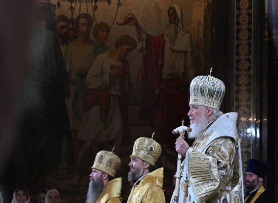 Рождество Христово. Патриаршая Литургия в Храме Христа Спасителя