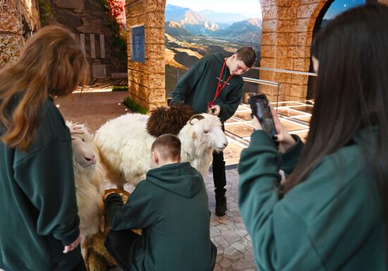 Международную выставку-форум "Россия" посетили 380 детей из российских регионов