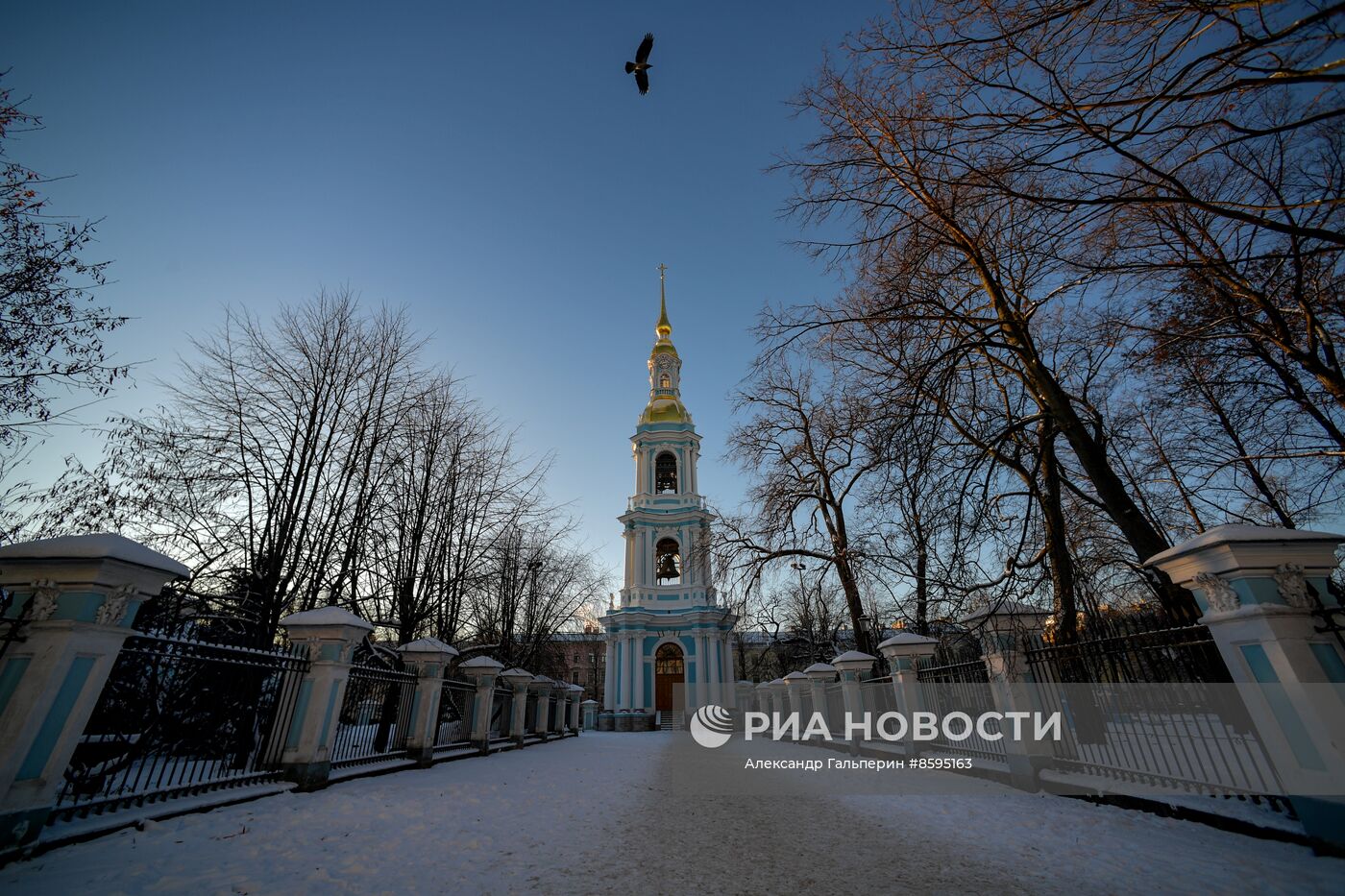 Отреставрированная колокольня Николо-Богоявленского морского собора