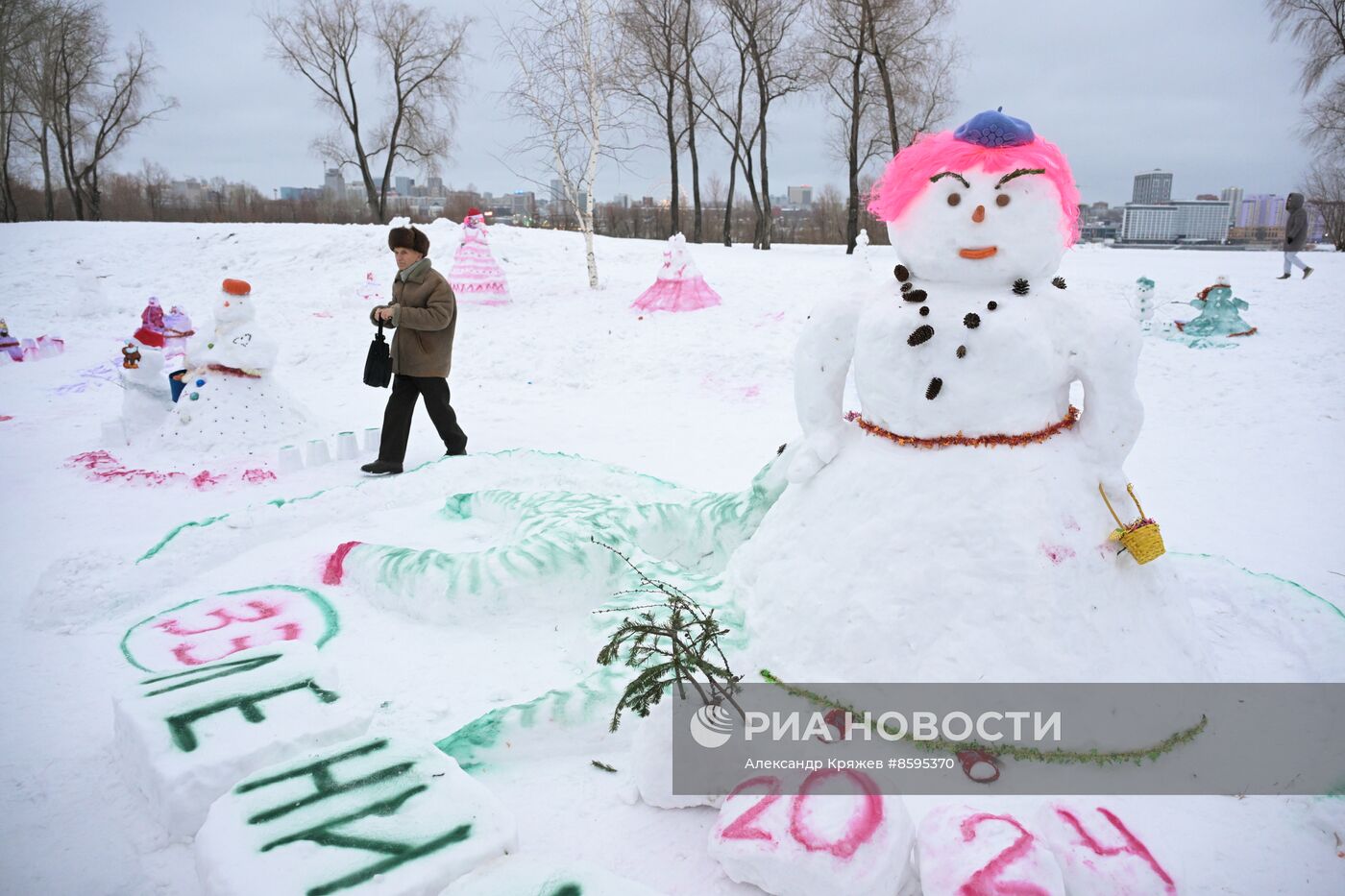 Фестиваль снега в Новосибирске