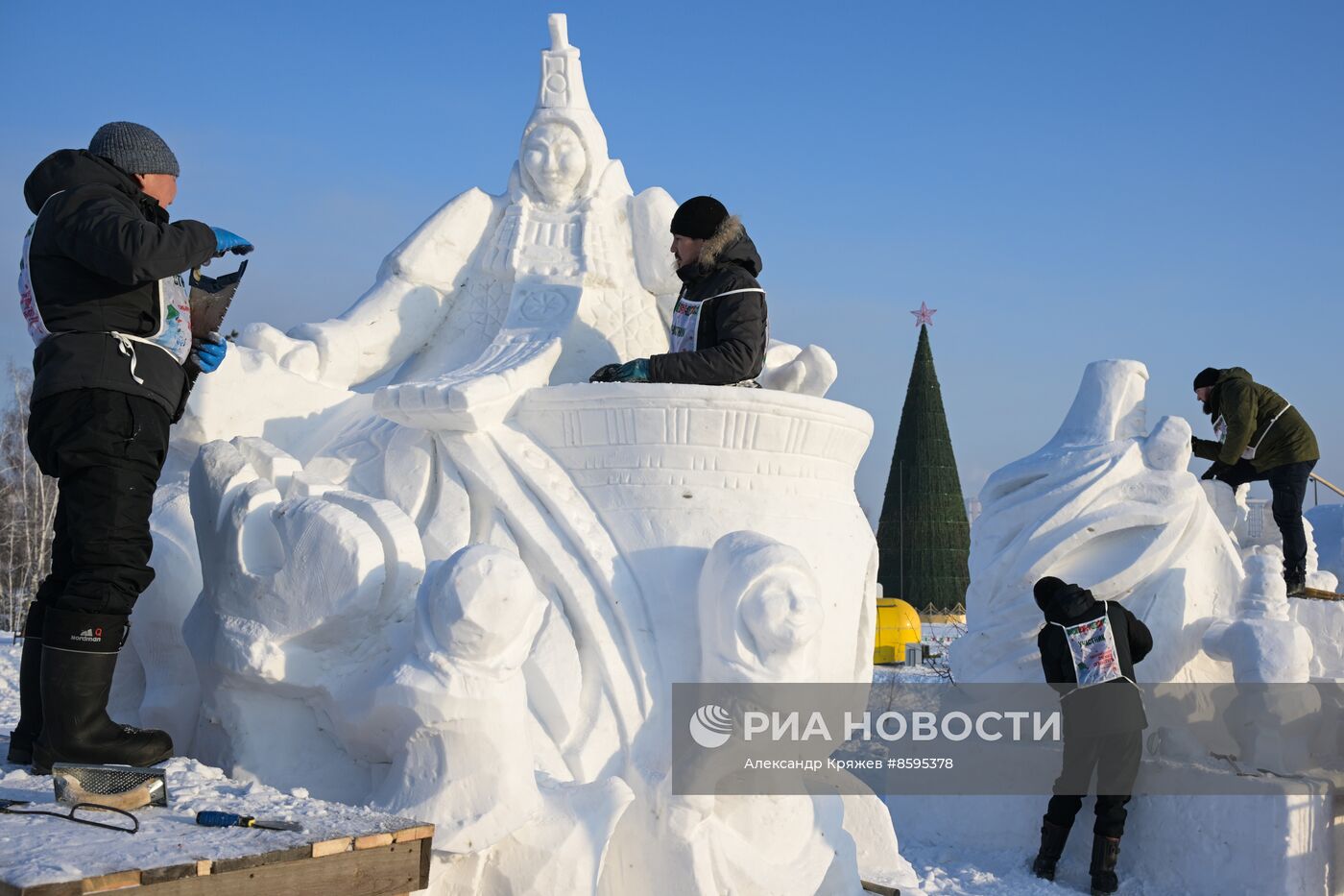 Фестиваль снега в Новосибирске