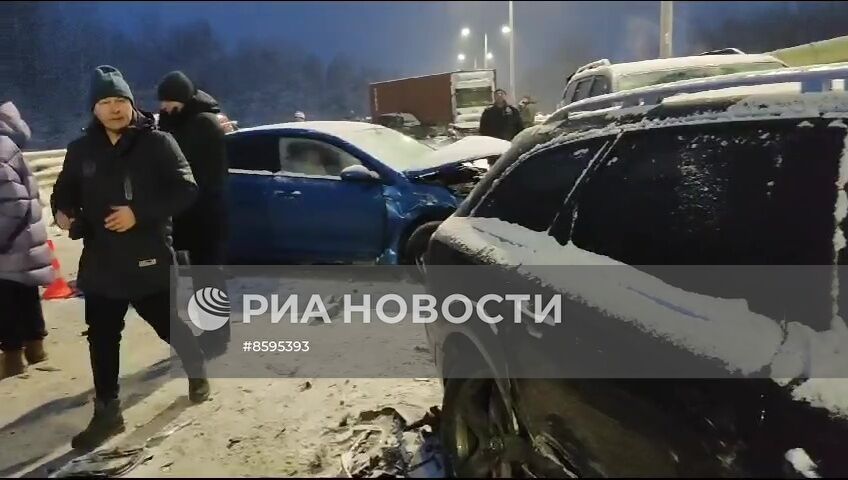 Авария на трассе М-11 в Новгородской области