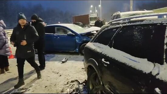 Авария на трассе М-11 в Новгородской области