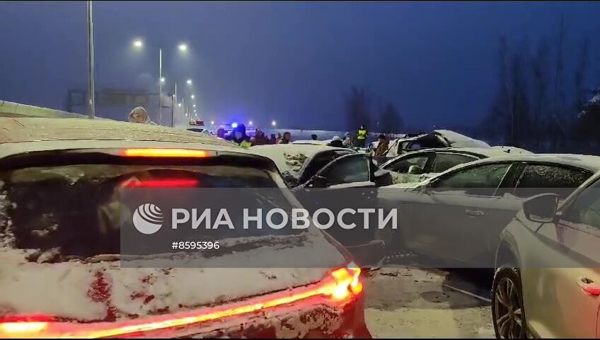 Авария на трассе М-11 в Новгородской области