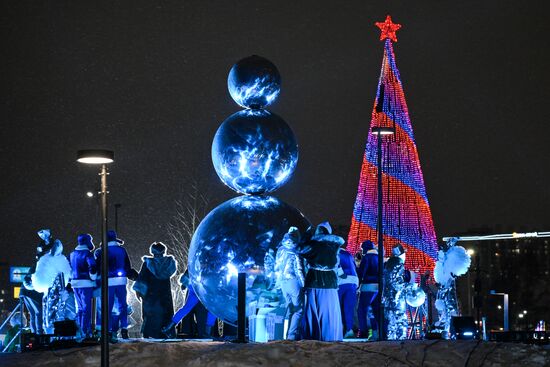 Фестиваль снега в Новосибирске