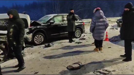 Авария на трассе М-11 в Новгородской области