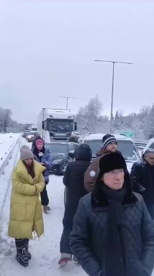 Авария на трассе М-11 в Новгородской области