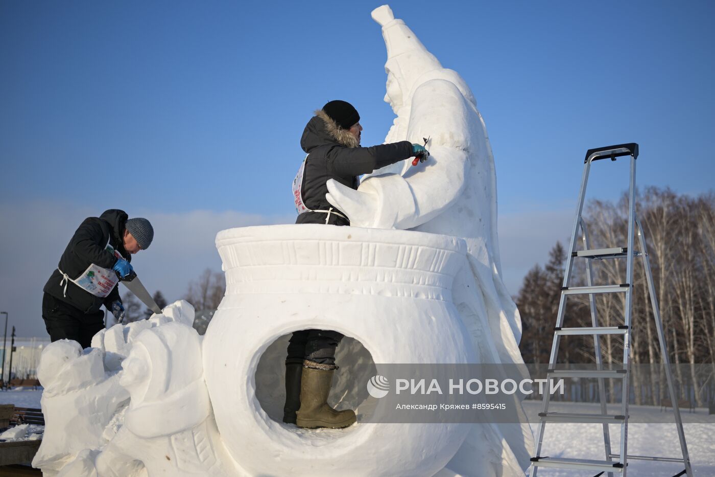 Фестиваль снега в Новосибирске