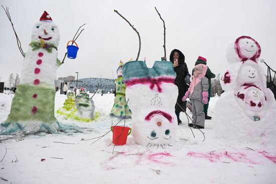 Фестиваль снега в Новосибирске