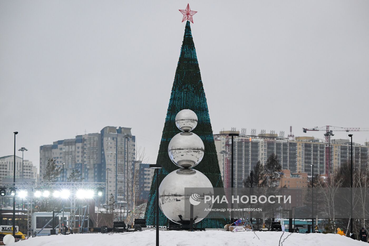 Фестиваль снега в Новосибирске