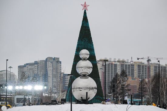 Фестиваль снега в Новосибирске