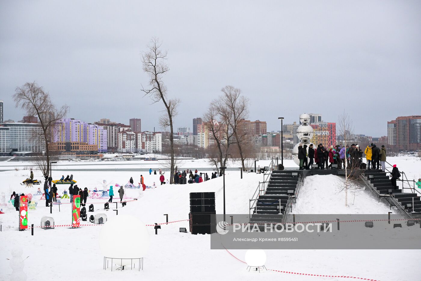 Фестиваль снега в Новосибирске