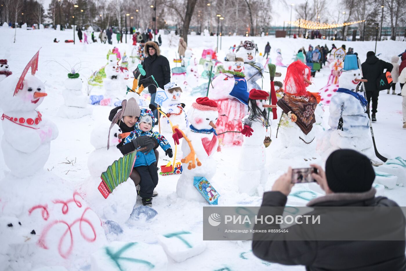 Фестиваль снега в Новосибирске