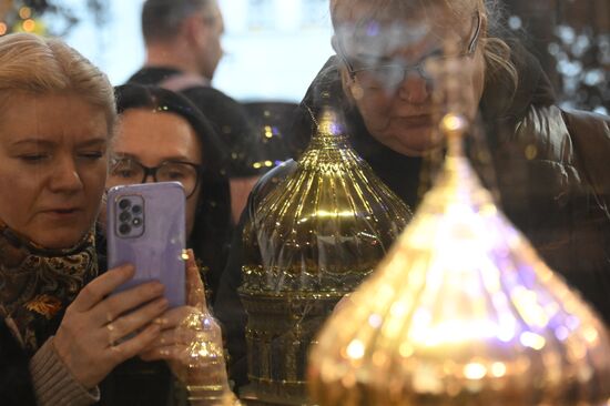 Международная выставка-форум "Россия"
Костромская область, День Региона
Павильон №75 (зал А, стенд Костромской области) Место: Россия, Москва. Автор: Кирилл Каллиников/РИА Новости. Выставка "Россия". Костромская область. День региона